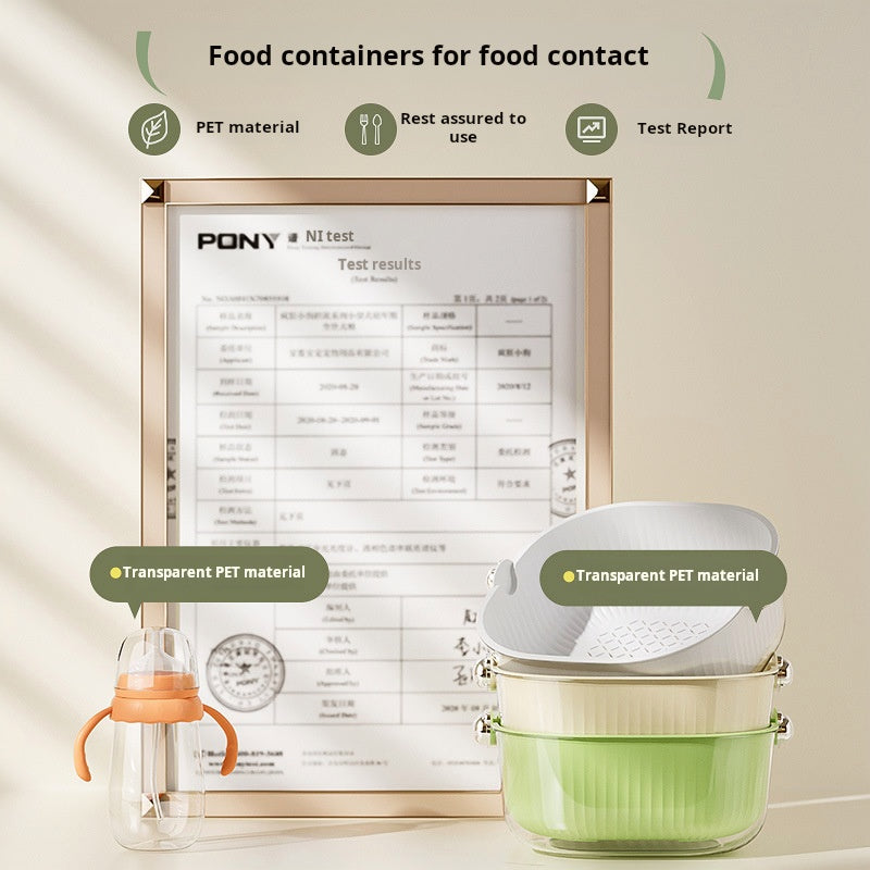 Double-Layer Strainer Basket Set