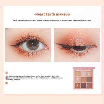 9-Color Square Eyeshadow Palette